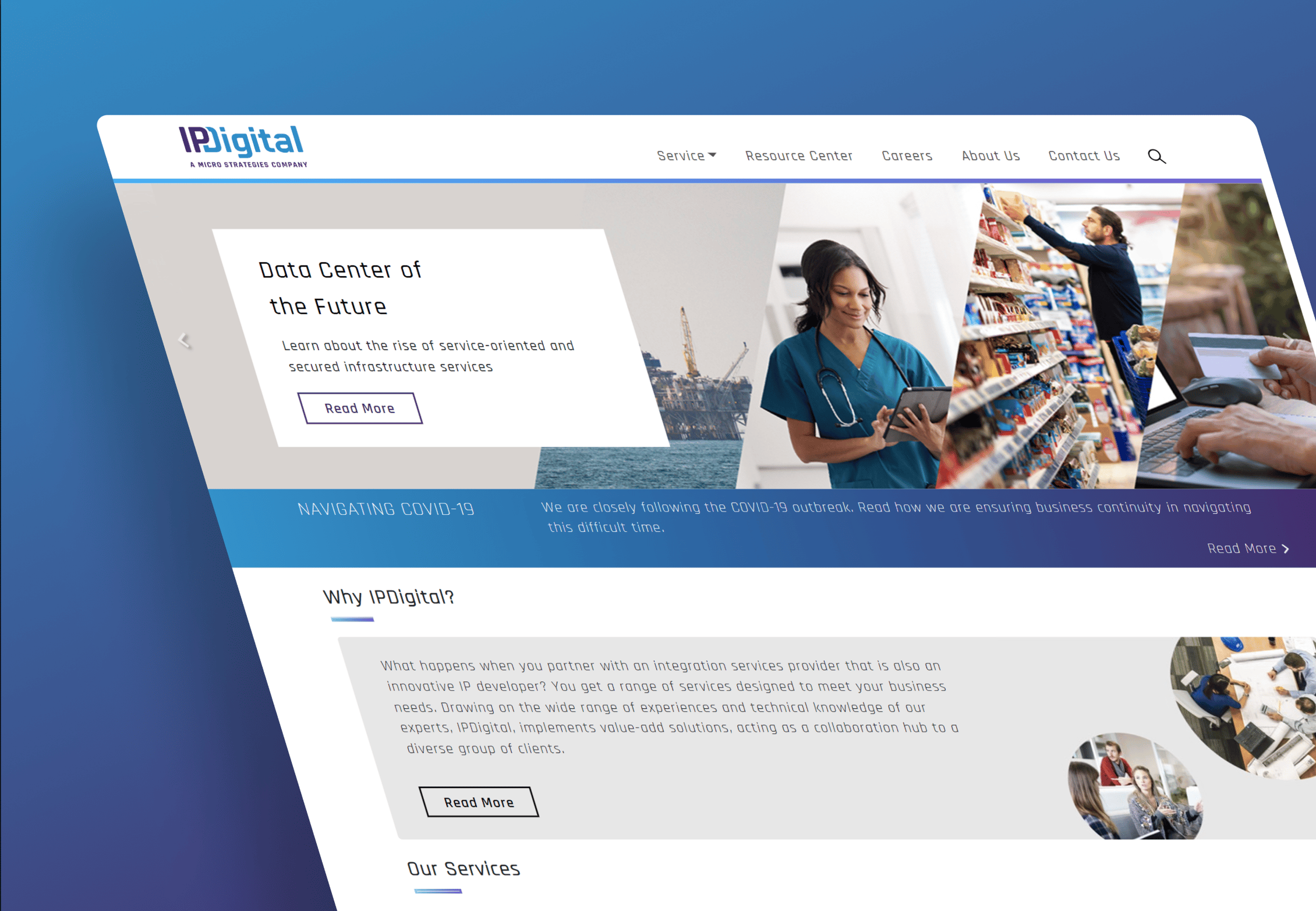 Logo design for the brand Redo on green gradient background